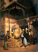 Arab or Arabic people and life. Orientalism oil paintings 547 unknow artist